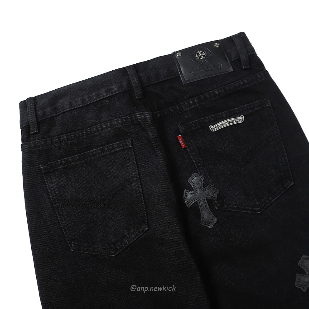 Chrome Hearts Black Cross Jeans (10) - newkick.vip